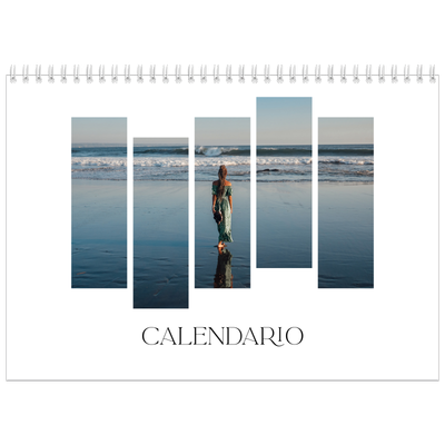 Calendario personalizado doble A4 — Fragmentos de viaje [portada]