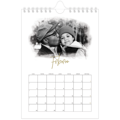 Calendario personalizado A5 — Efectos fotográficos [Febrero]