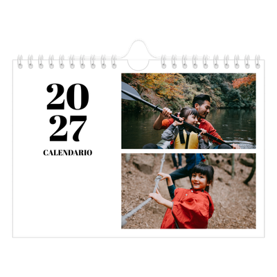 Calendario personalizado A5 — Serif y momentos [portada]