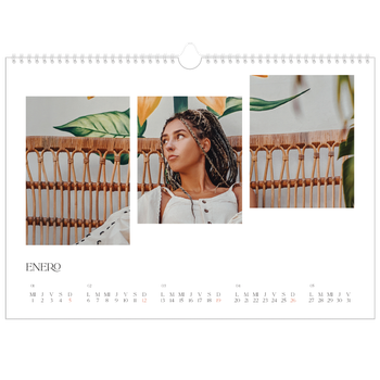 Calendario personalizado A3 horizontal  — Fragmentos de viaje