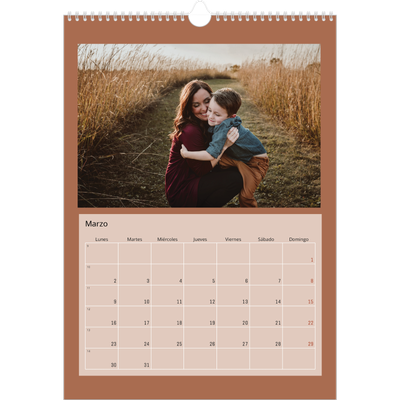 Calendarios A3 — Colores de la tierra [Marzo]