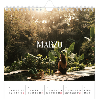 Calendarios Cuadrados — Escapada infinita [Marzo]