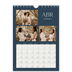Calendario personalizado A5 — Pizarra y caligrafía [Abril]