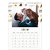 Calendario personalizado A4 — Gatito juguetón [Enero]