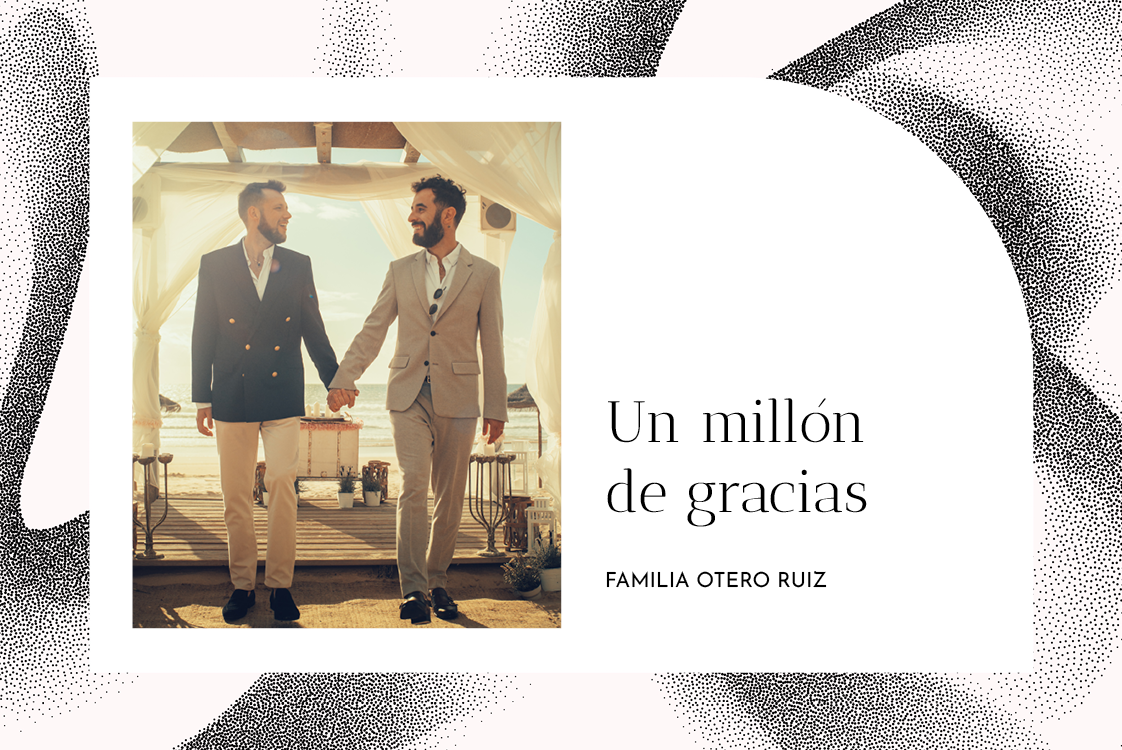 Tarjetas de agradecimiento — Chic urbano