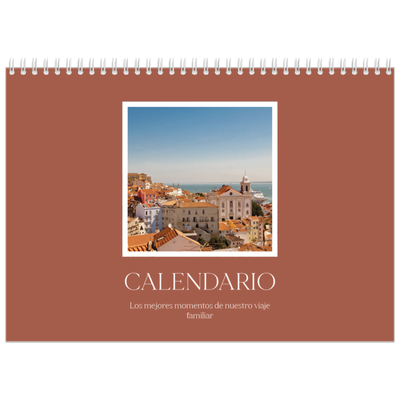 Calendario personalizado doble A4 — Colores clásicos [portada]