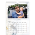 Calendario personalizado A4 — Fondos de mármol [Enero]