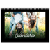 Calendario personalizado doble A4 — Negro minimalista [portada]