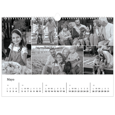 Calendario A3 horizontal — Enfoque [portada]