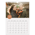 Calendario personalizado A4 — Pegatina de foto [Enero]