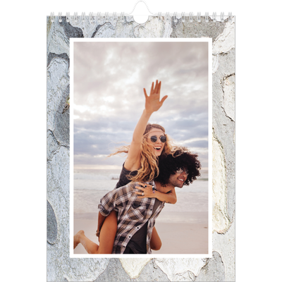 Calendario personalizado A4 — Corteza de árbol [portada]