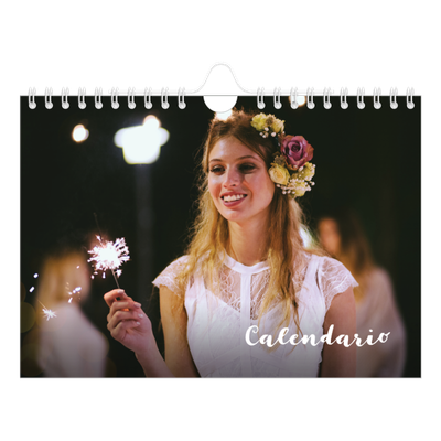 Calendario personalizado A5 — Guión sencillo [portada]