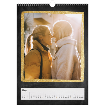 Calendarios A3 — Marcos de purpurina [portada]