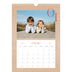 Calendario personalizado A4 — Toques de rojo [Enero]