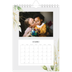 Calendario personalizado A5 — Salpicado floral [Enero]