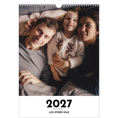 Calendarios A3 — Letra destacada [portada]