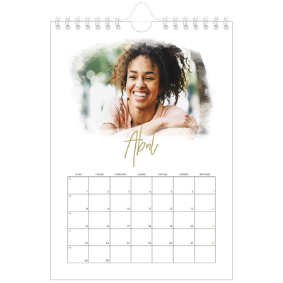 Calendario personalizado A5 — Efectos fotográficos [Abril]