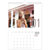 Calendario personalizado A4 — Meses numerados [Enero]