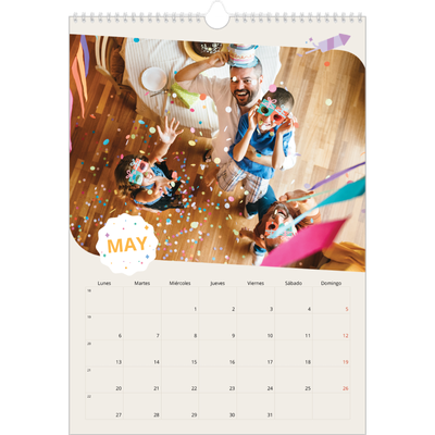 Calendarios A3 — Cumpleaños icónico [portada]