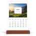 Calendario de mesa con base de madera - vertical  — La historia completa [Enero]