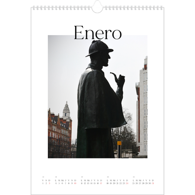 Calendarios A3 — Mi diario de viaje [Enero]