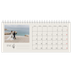 Calendarios de mesa — Iniciales en flor [Enero]