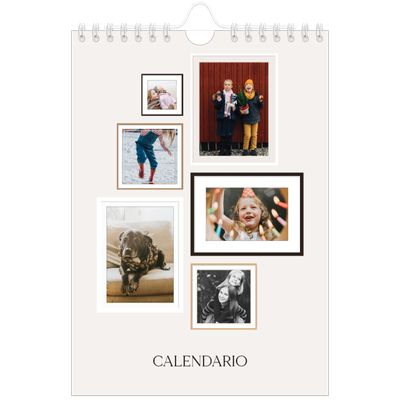 Calendario personalizado A5 — Galería de fotos de pared [portada]