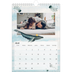 Calendario personalizado A4 — Animales de acuarela [Abril]
