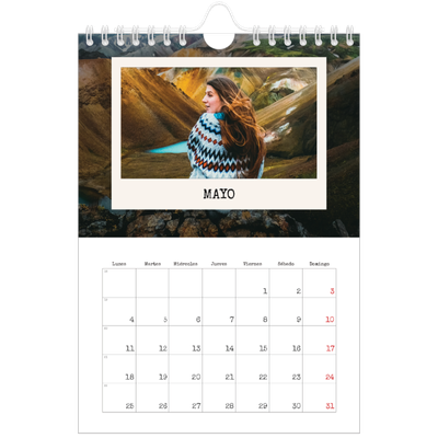 Calendario personalizado A5 — La edición de retratos [portada]