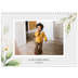 Calendario personalizado doble A4 — Salpicado floral [portada]