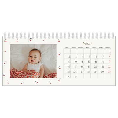 Calendarios de mesa — Pequeñas cerezas [Marzo]