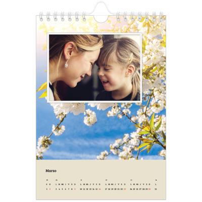 Calendario personalizado A5 — Cuatro estaciones [Marzo]