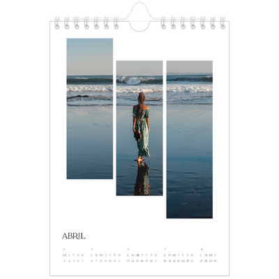 Calendario personalizado A5 — Fragmentos de viaje [portada]