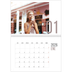 Calendario personalizado doble A4 — Meses numerados [Enero]
