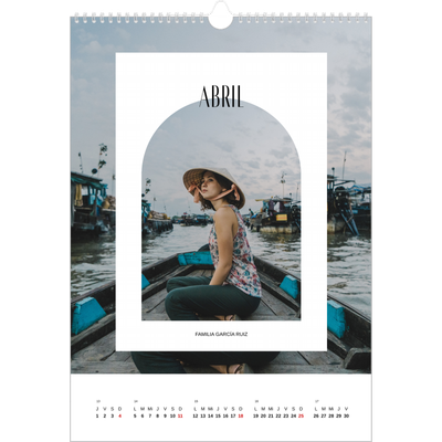 Calendarios A3 — El arco abierto [Abril]