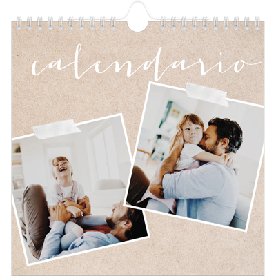 Calendarios Cuadrados — Calendario scrapbook [portada]