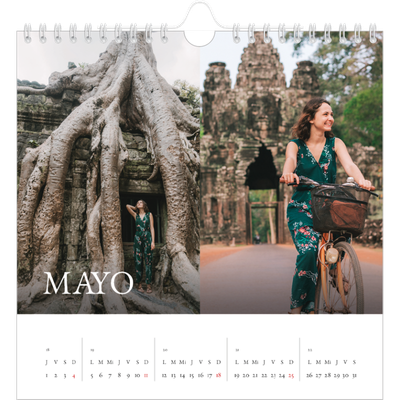 Calendarios Cuadrados — Serif sencillo [portada]