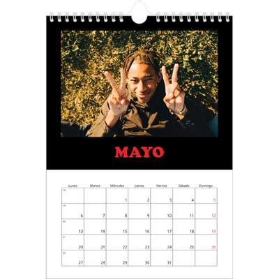 Calendario personalizado A4 — Tipo divertido [portada]