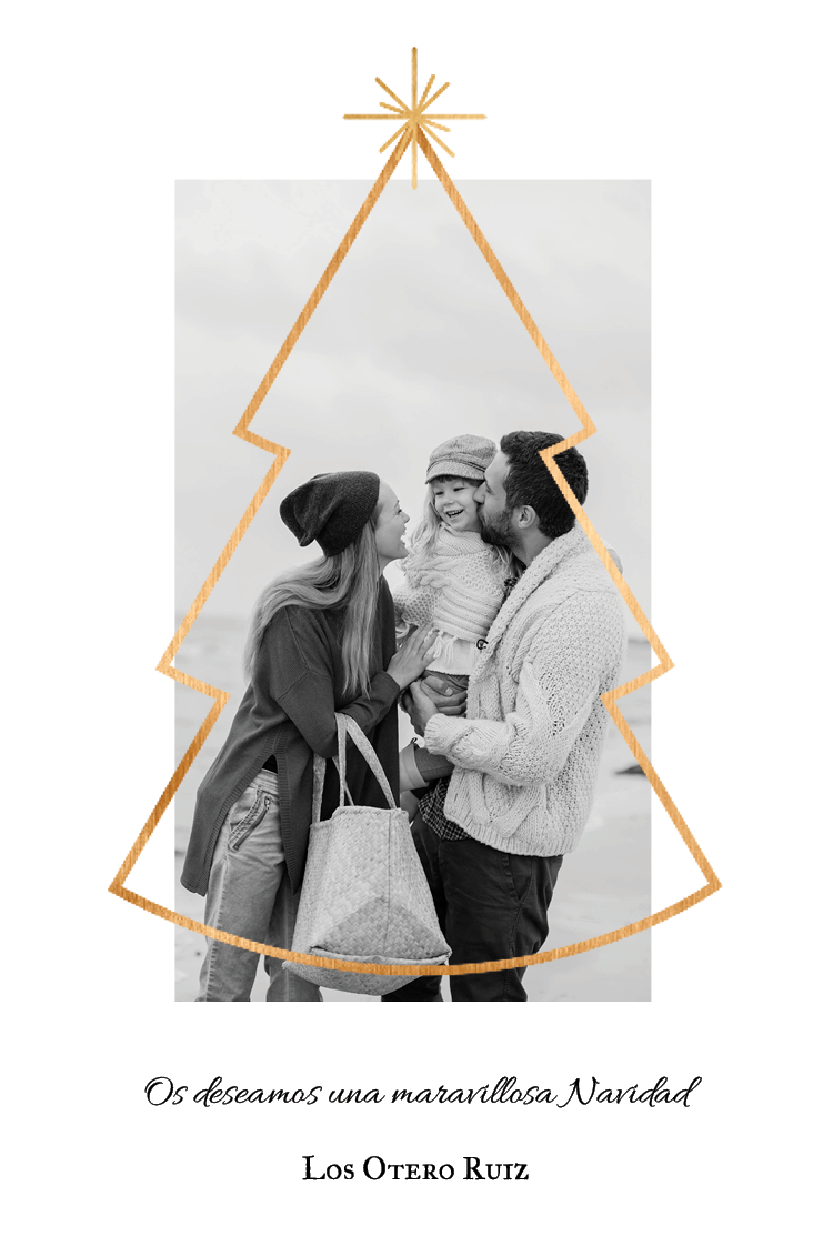 Tarjetas — Árbol dorado