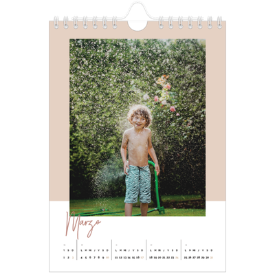Calendario personalizado A5 — Marcos de la tierra [Marzo]