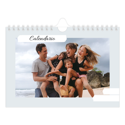 Calendario personalizado A5 — Tonos apagados [portada]