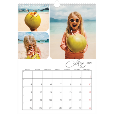 Calendarios A3 — Fotos y caligrafía [portada]