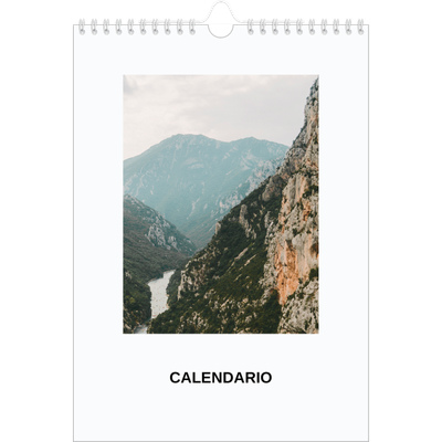 Calendario personalizado A4 — Foto simple [portada]