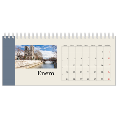 Calendarios de mesa — Lugares del mundo [Enero]