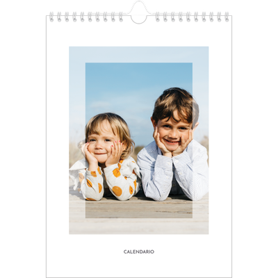 Calendario personalizado A4 — Marco transparente [portada]