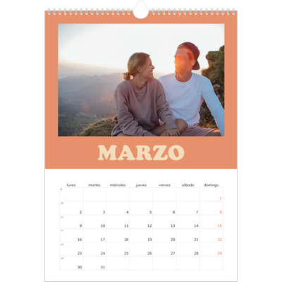 Calendarios A3 — Marcos retro [Marzo]
