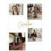 Calendario personalizado A5 — Rotulador dorado [portada]