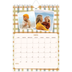 Calendario personalizado A5 — Patrones retro [Enero]