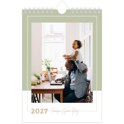 Calendario personalizado A5 — Marcos de la tierra [portada]