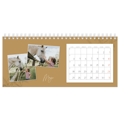 Calendarios de mesa — Con los pies en la tierra [portada]